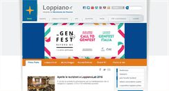 Desktop Screenshot of loppiano.it