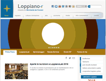 Tablet Screenshot of loppiano.it